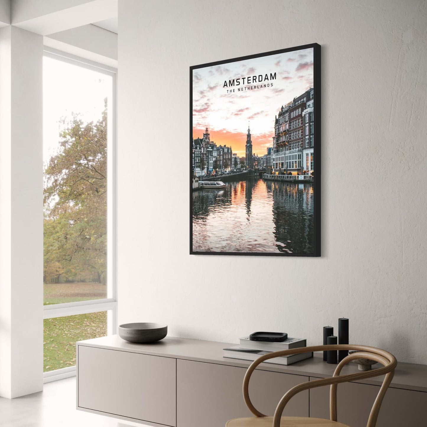 Canals of Amsterdam | Scenic Netherlands Art