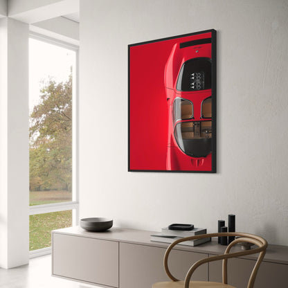 Alfa Romeo 33 Stradale 1967 | Classic Supercar Art | Wall Decor Poster