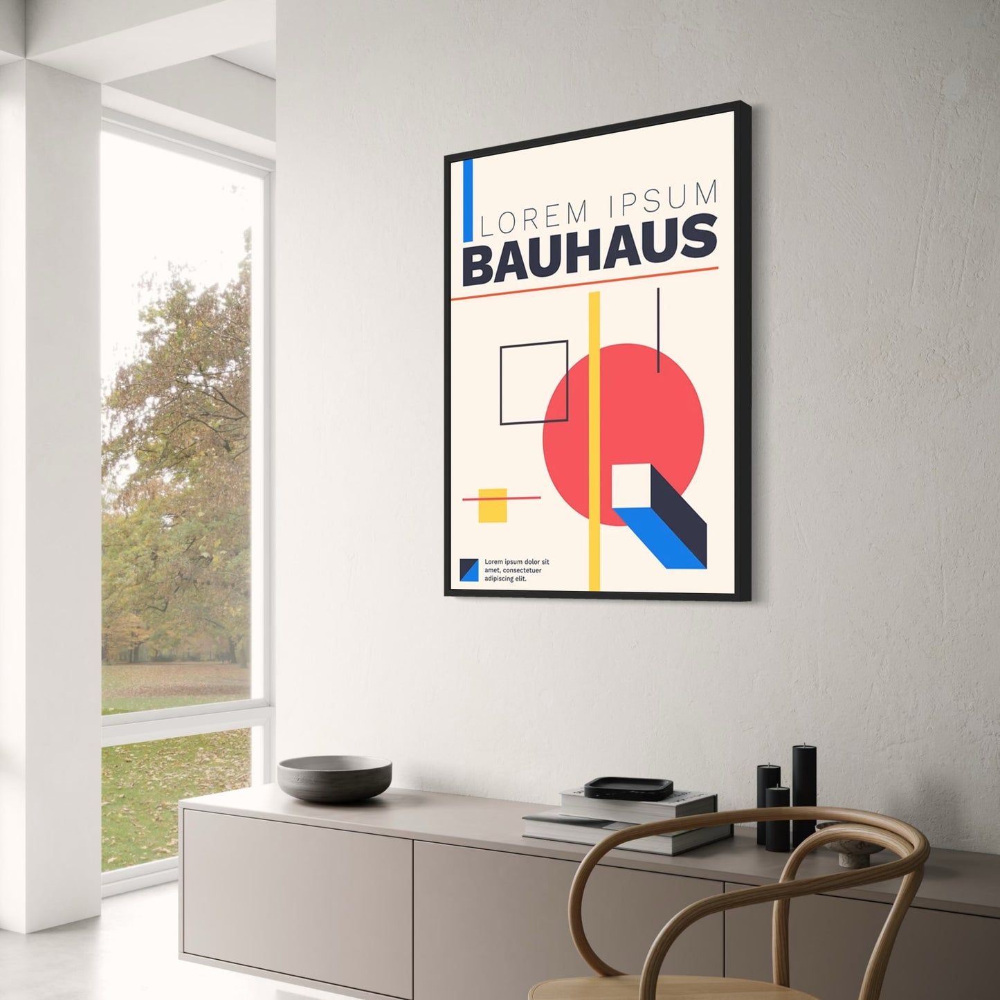 Bauhaus | Abstract Geometric Minimalism