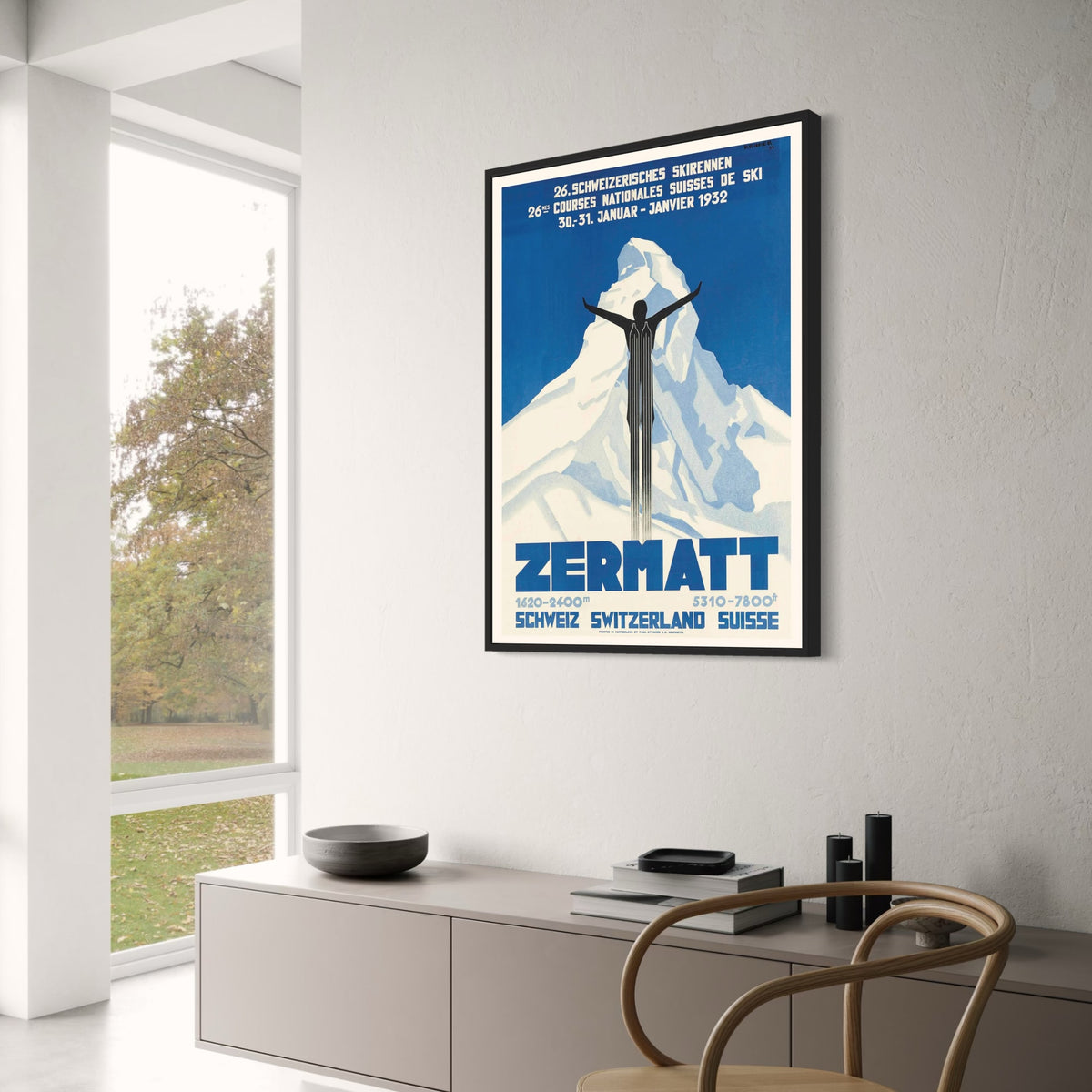 VINTAGE ZERMATT WINTER SPORTS