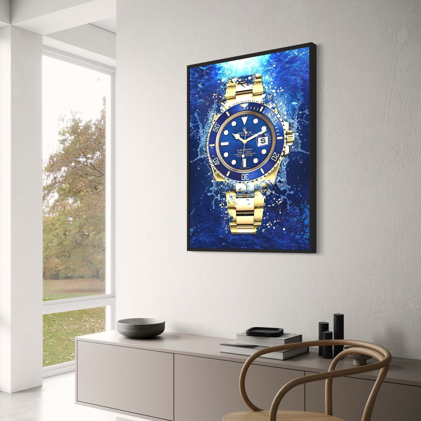 Graffiti Style | Blue Gold Rolex Submariner Design