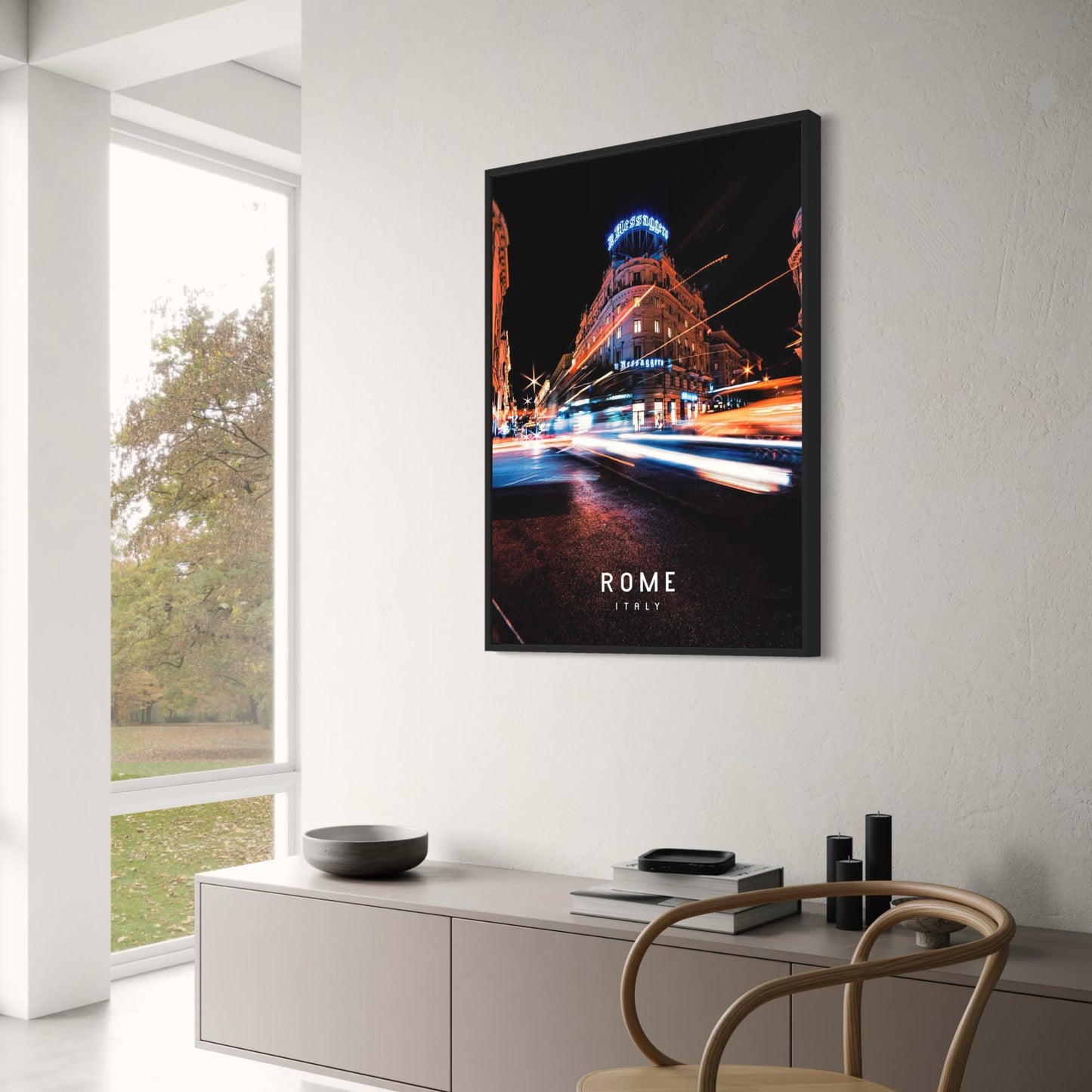 Il Messaggero | Rome Night Lights | Modern-Historic