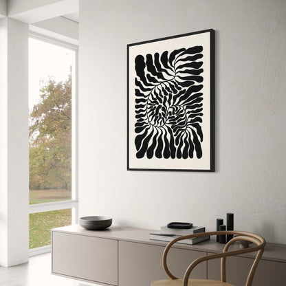 Traces of Time | Abstract Wall Art Poster | Timeless Design | Decorative Visual Artwork for Home & Garden | Modern Interior Decor