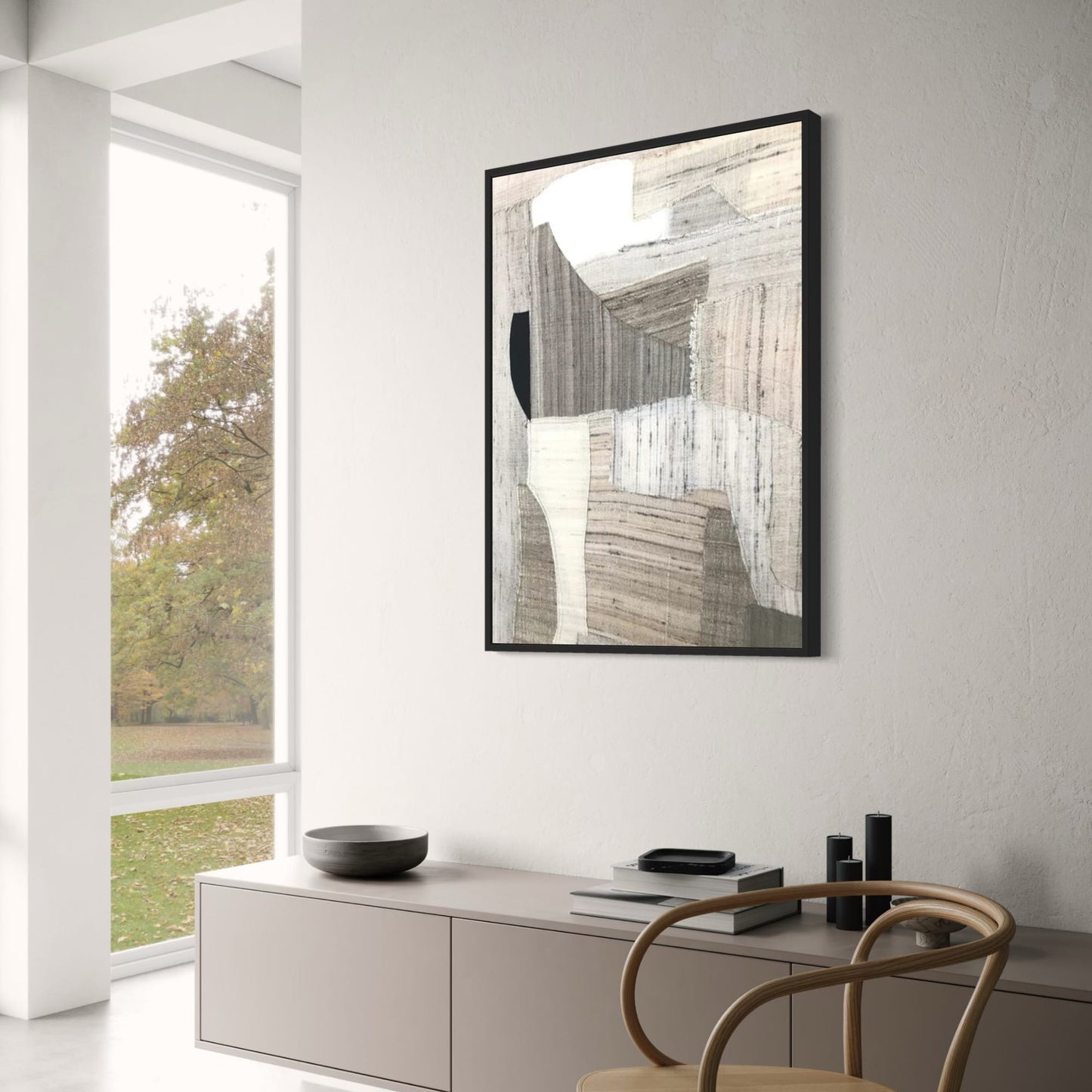 Nature-Inspired Balance Art | Tranquil Landscape | Wall Decor Poster | Serene Home Accent | Earthy Tones