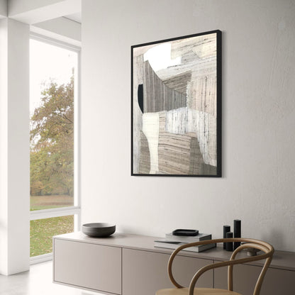 Nature-Inspired Balance Art | Tranquil Landscape | Wall Decor Poster | Serene Home Accent | Earthy Tones