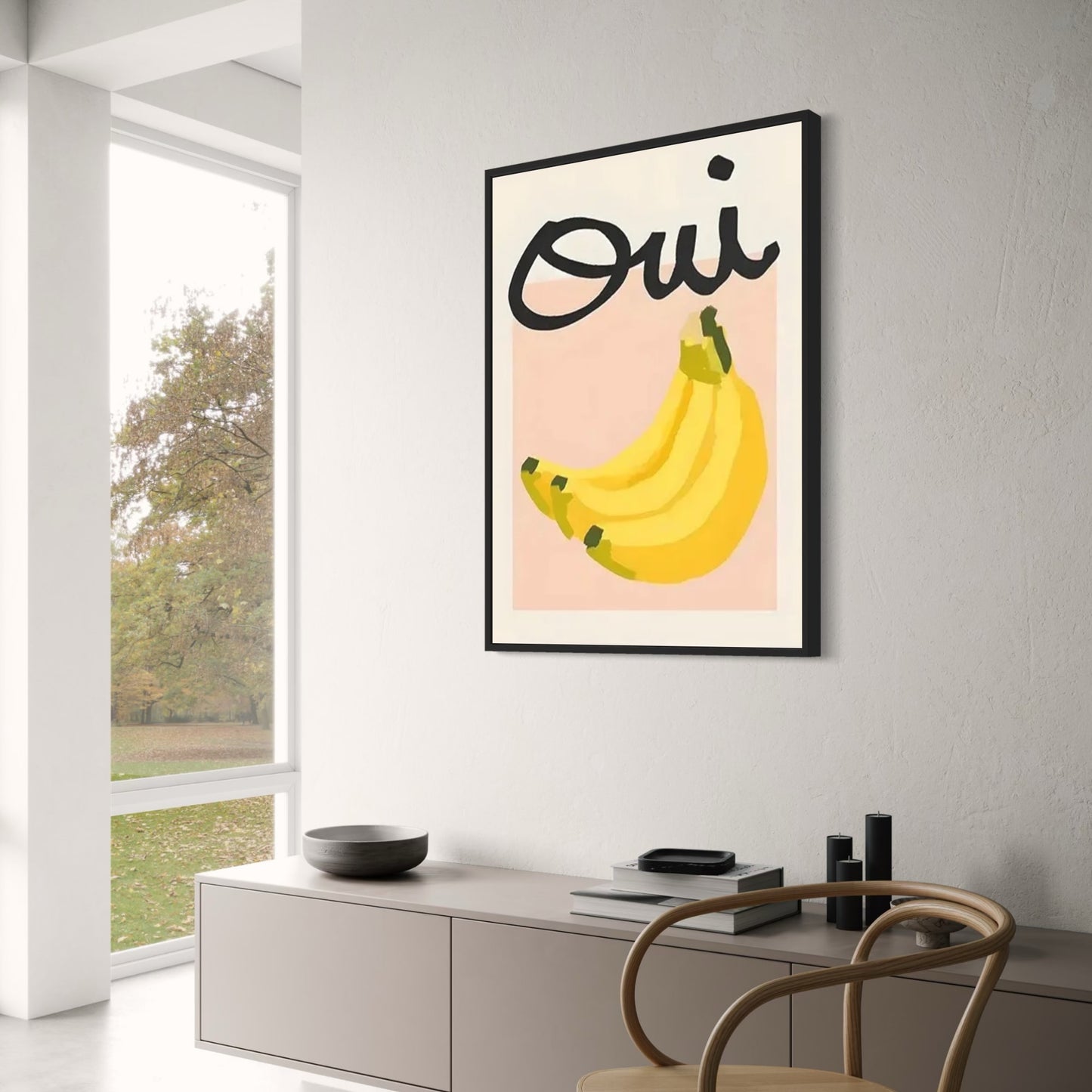 Tropical Delight | Oui to Bananas | Vibrant Fruit Art