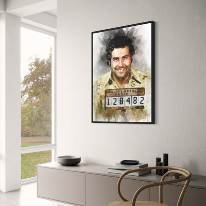 Pablo Escobar Mugshot | Vintage Style