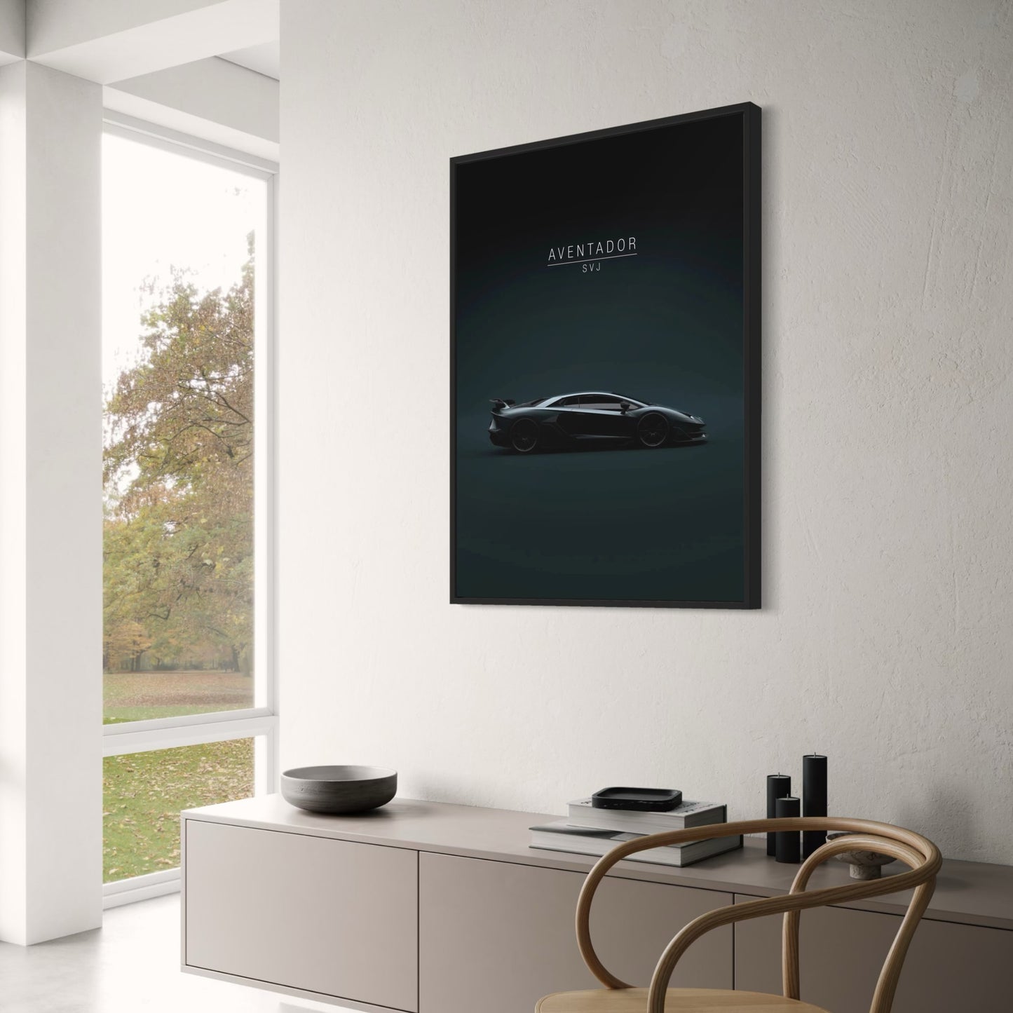 Lamborghini Aventador SVJ | Iconic Supercar Art | Luxury Automotive Poster | High-Quality Wall Decor
