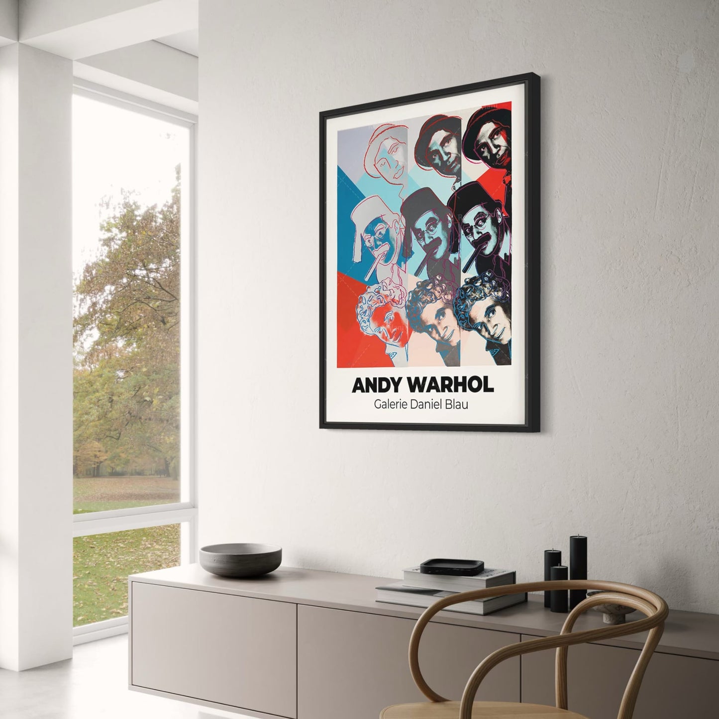 Andy Warhol Poster | Galerie Daniel Blau | Iconic Art Print | Wall Decor | Contemporary Art | Home & Garden Decor