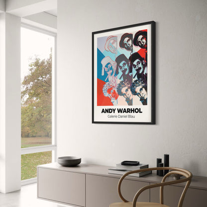 Andy Warhol Poster | Galerie Daniel Blau | Iconic Art Print | Wall Decor | Contemporary Art | Home & Garden Decor