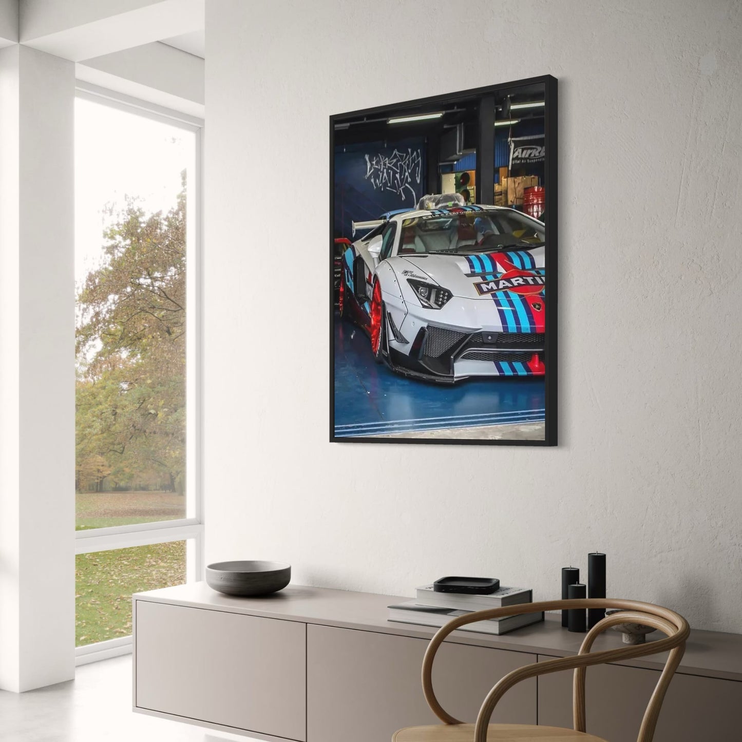 80s Retro | Martini Racing Sports Car