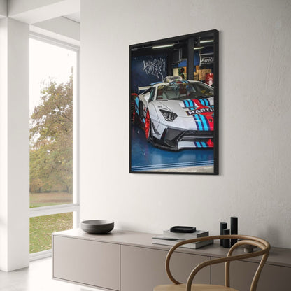 80s Retro | Martini Racing Sports Car