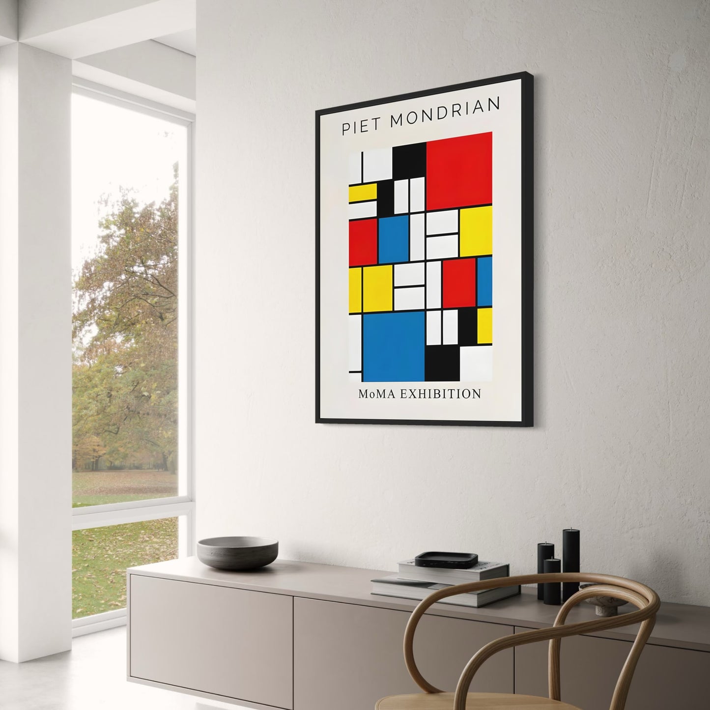 Mondrian Composition | Abstract Color Blocks