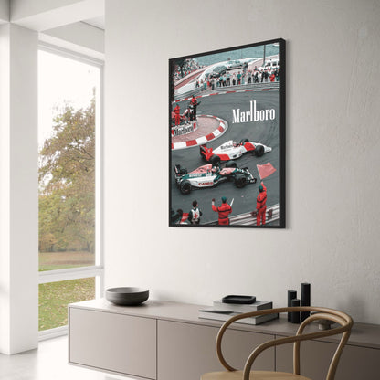 Ayrton Senna vs Nigel Mansell | Vintage Monaco F1