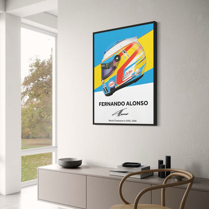 Formula 1 Helmet Canvas Art