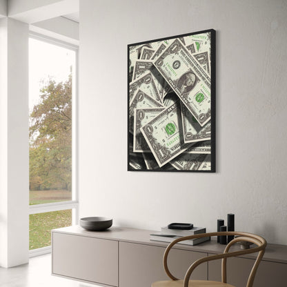 US Dollar Bills | Wealth Wall Art
