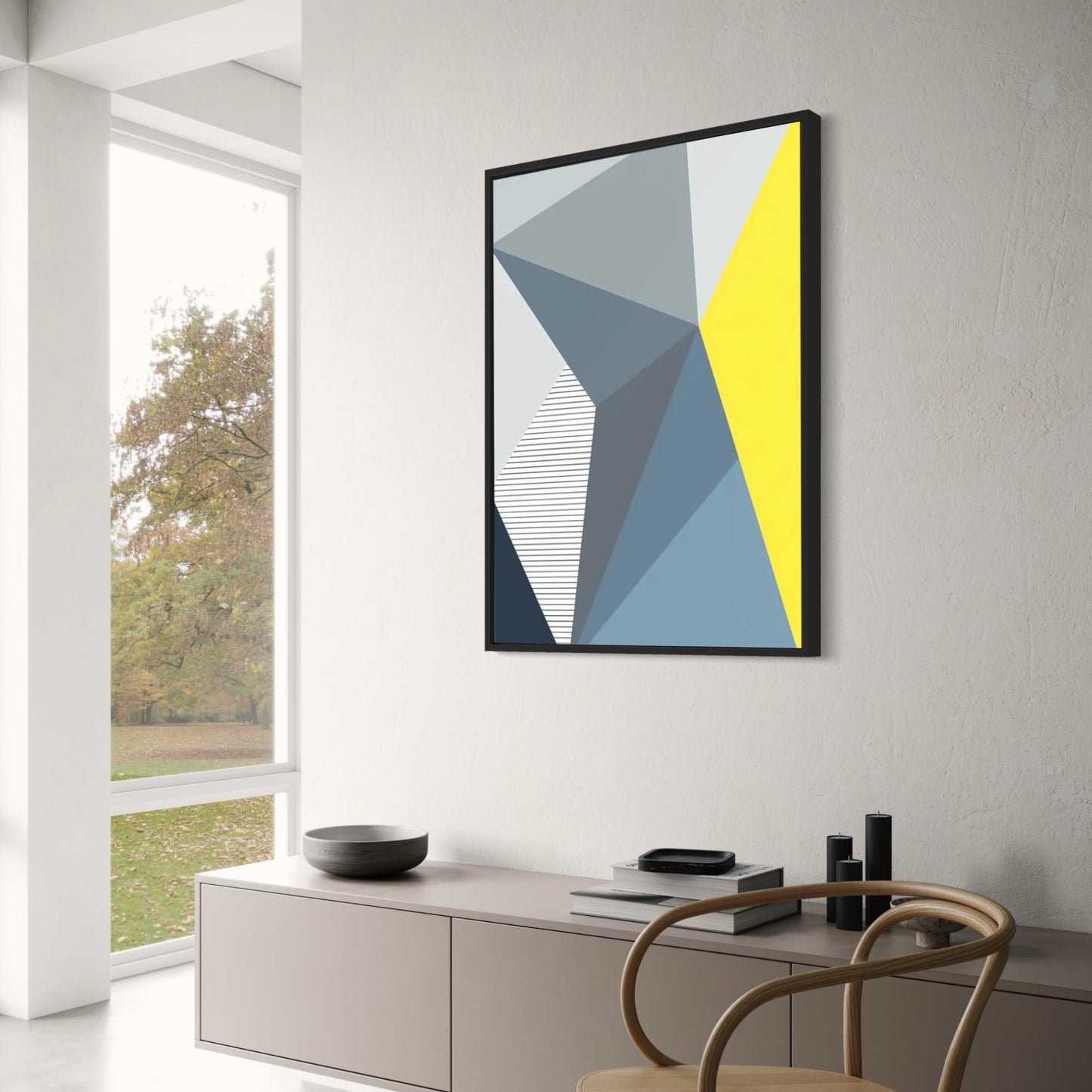 Bauhaus Poster | Structured Harmony | Architectural Patterns | Modern Wall Art | Home Decor