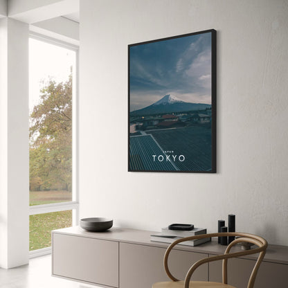 Mount Fuji View | Tokyo | Scenic Landscapes Near Tokyo | Natural and Urban Harmony | Japanese Architecture Posters