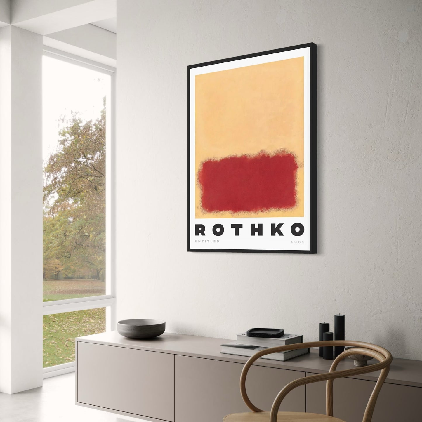 Mark Rothko | Red on Creme Abstract