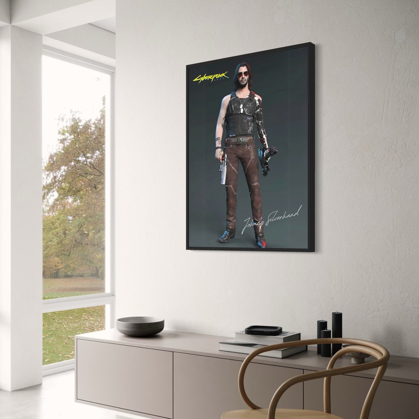 Cyberpunk 2077 | Johnny Silverhand | Sci-Fi Gaming Art