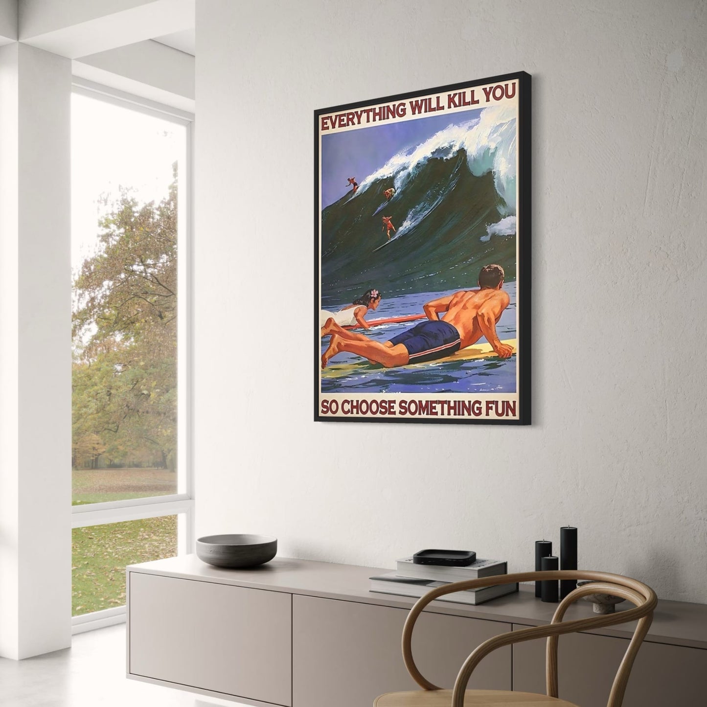 Vintage Surf Vibes | Retro Ocean Art