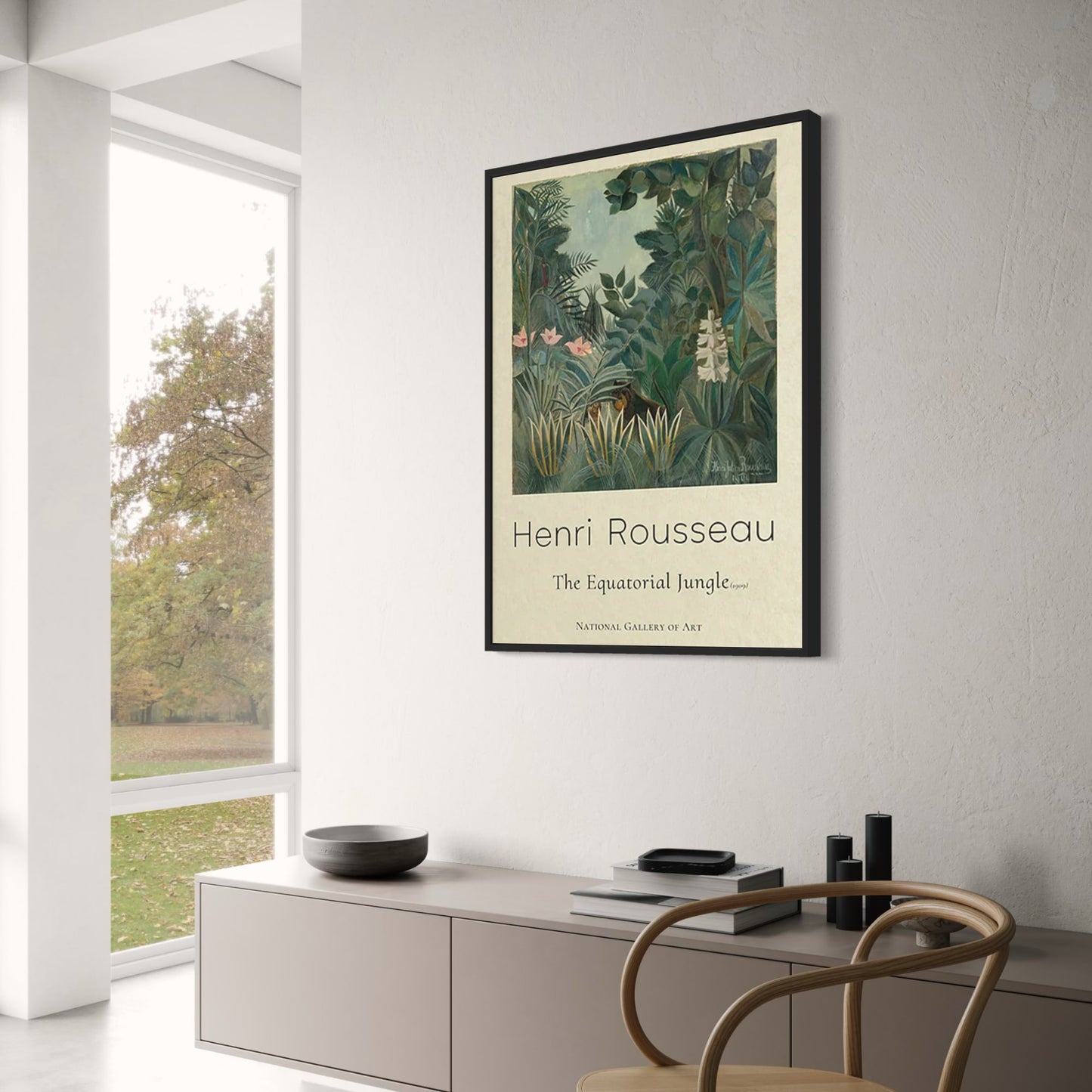 Henri Rousseau | The Equatorial Jungle | Vintage Botanical Scene