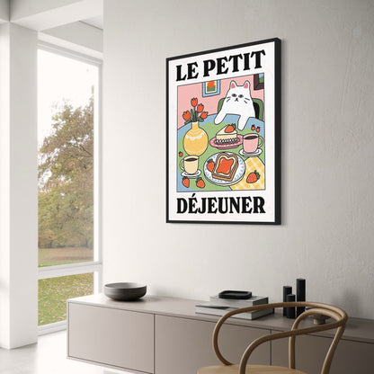 Le Petit Dejeuner | Vintage Kitchen Cat