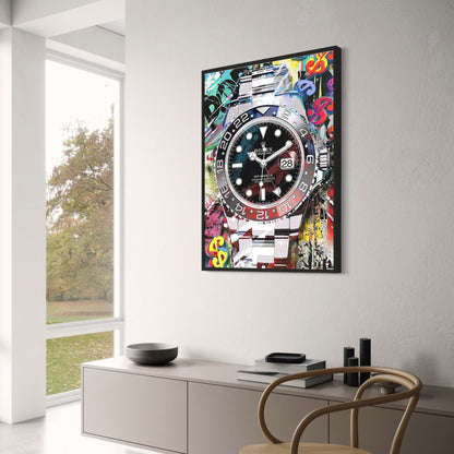 Graffiti Rolex GMT-Master 2 | Colorful Contemporary Style