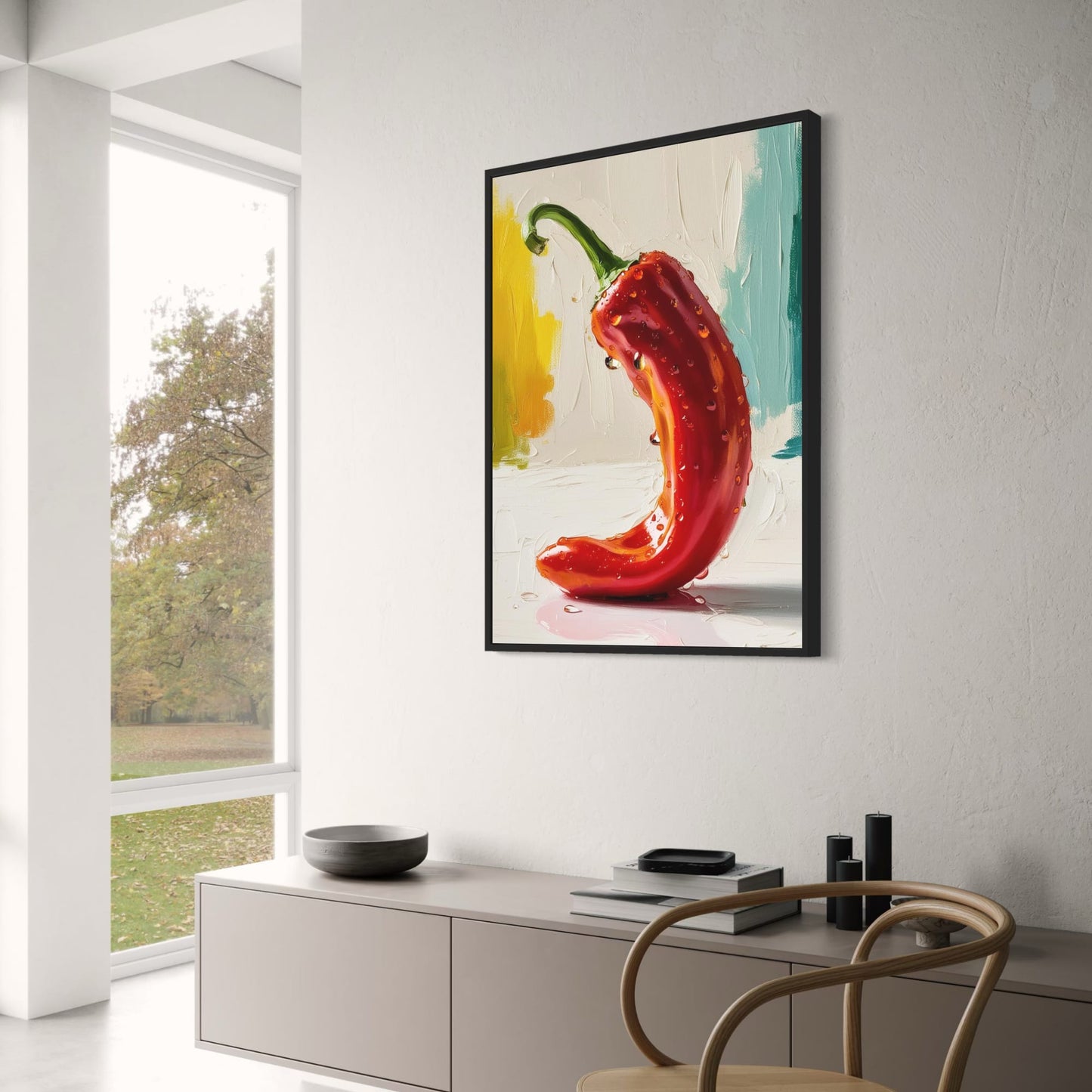 Red Hot Pepper | Colorful Botanical Illustration