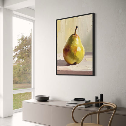Fruits Gallery Pear Poster | Artistic Wall Decor | Vibrant Print | Nature-Inspired Art | Home & Garden Decor | Visual Artwork
