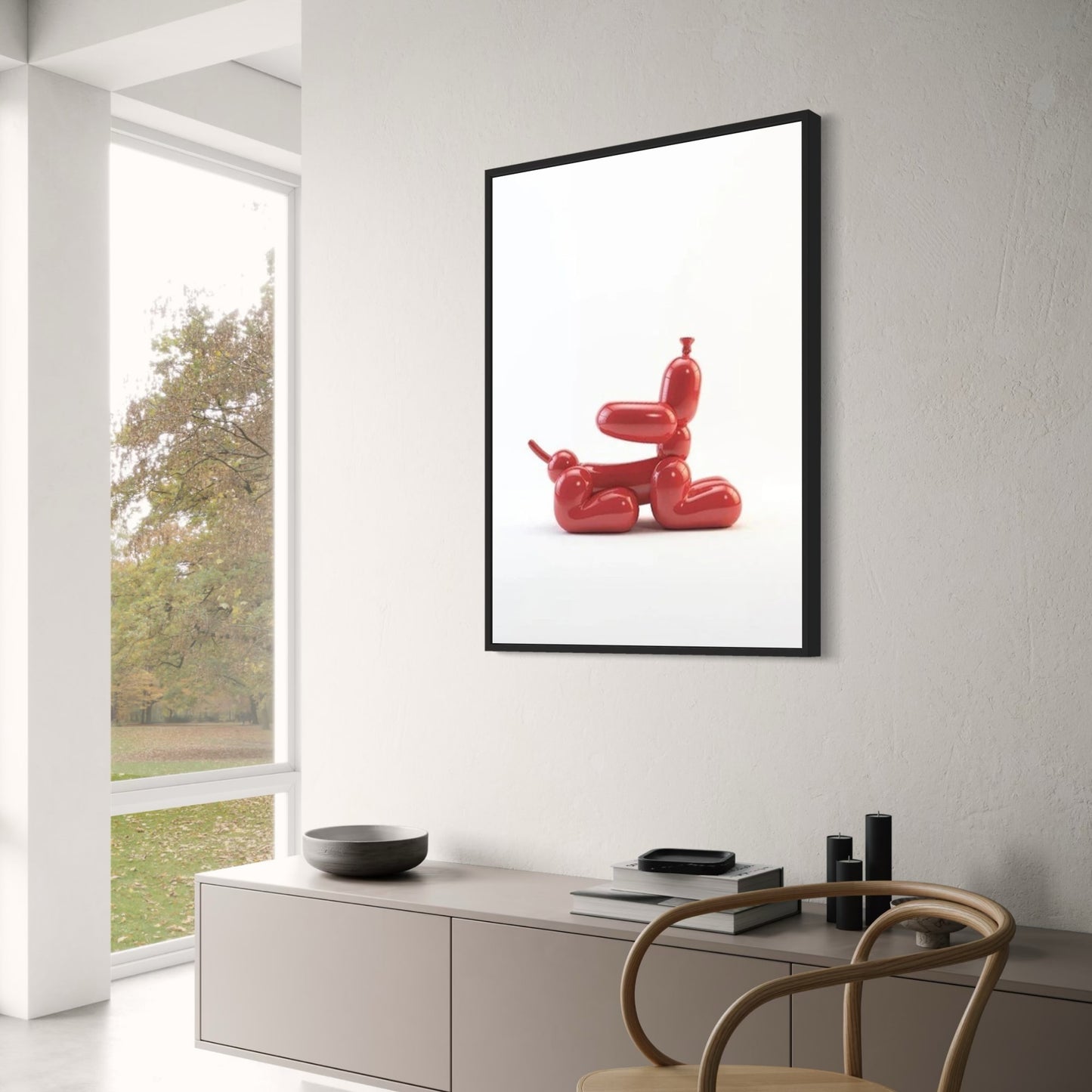 Pop Art Balloon Dog | Funny Bathroom Decor