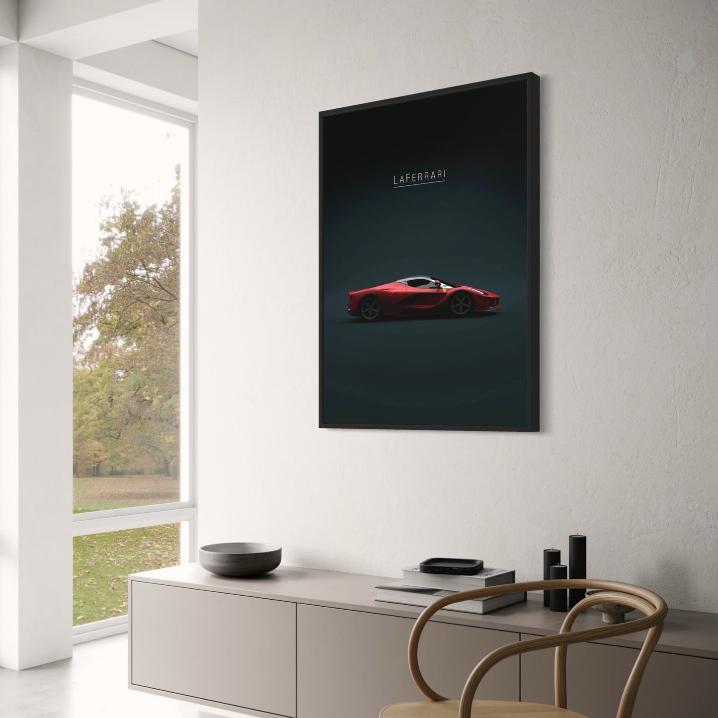 Ferrari Laferrari Poster | Automotive Legends Tribute | Home Decor Wall Art | High-Quality Print