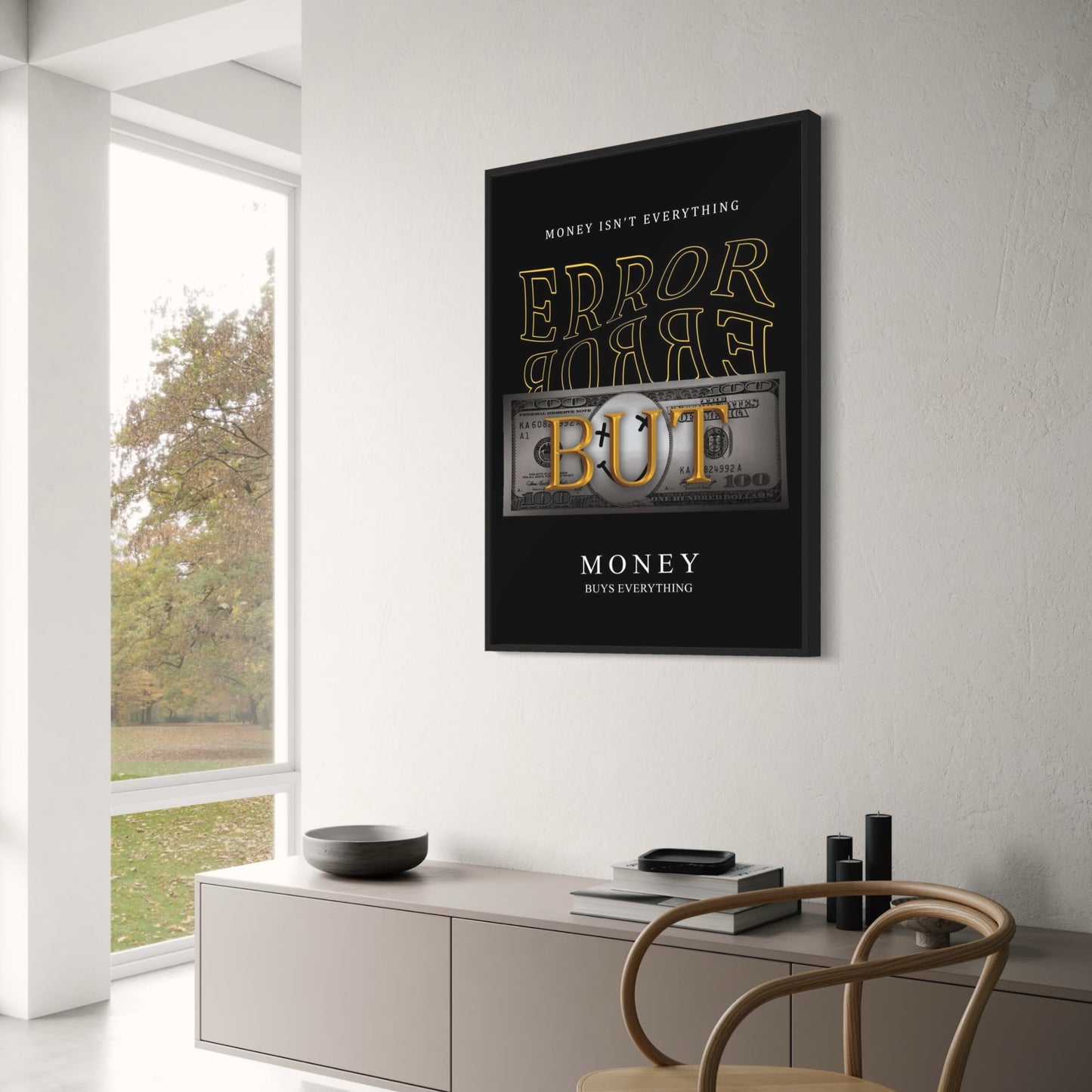 Error But Money | Funny Art Print