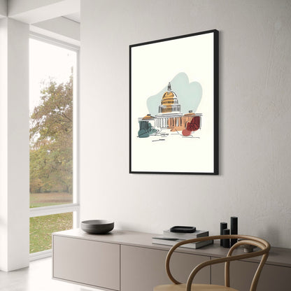 US Capitol Building | Minimalistic Design