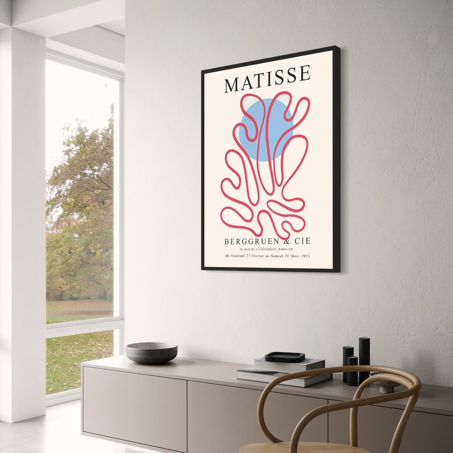 Henry Matisse Poster | Berggruen & Co. | Papiers Découpés Cut-Outs | Abstract Dreams Art | Colorful Wall Decor