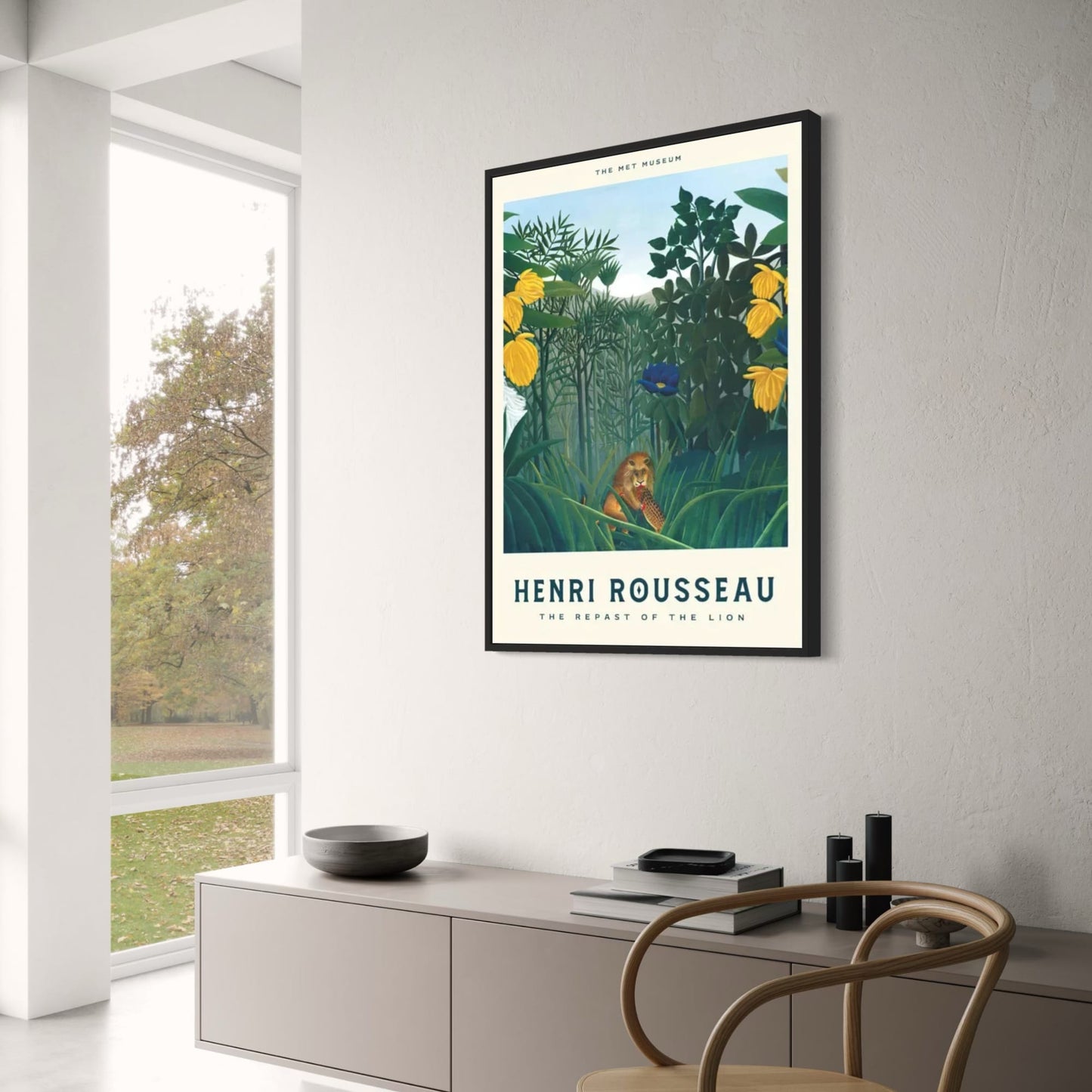 Henri Rousseau | The Repast of the Lion | Jungle Wildlife