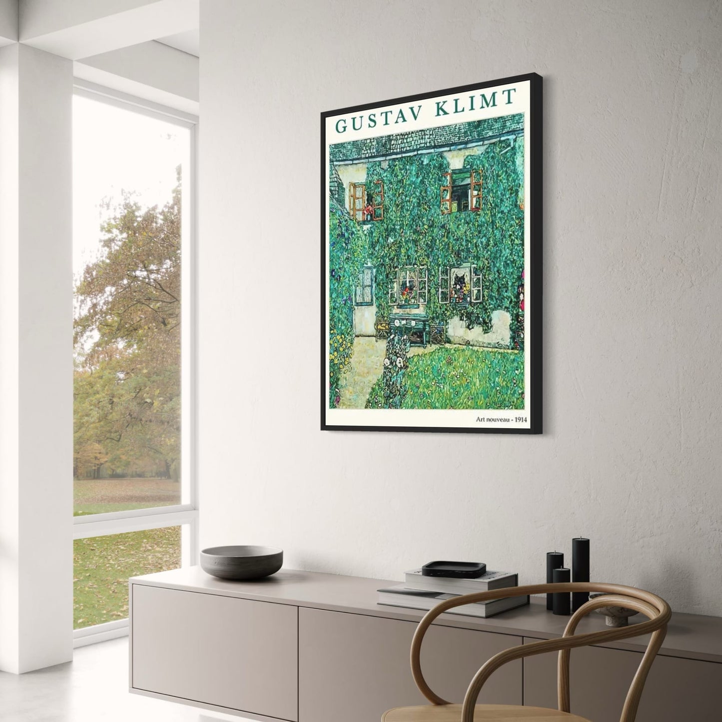 Gustav Klimt | The House of Guardaboschi | Art Nouveau Poster | Fine Art Print | Wall Decor | Home Interior Design | Artistic Decorations | Vintage Art Poster
