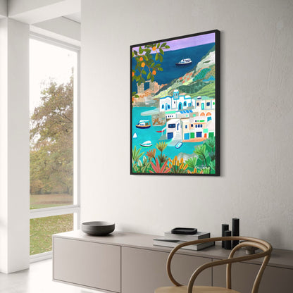 abstract india landscape poster