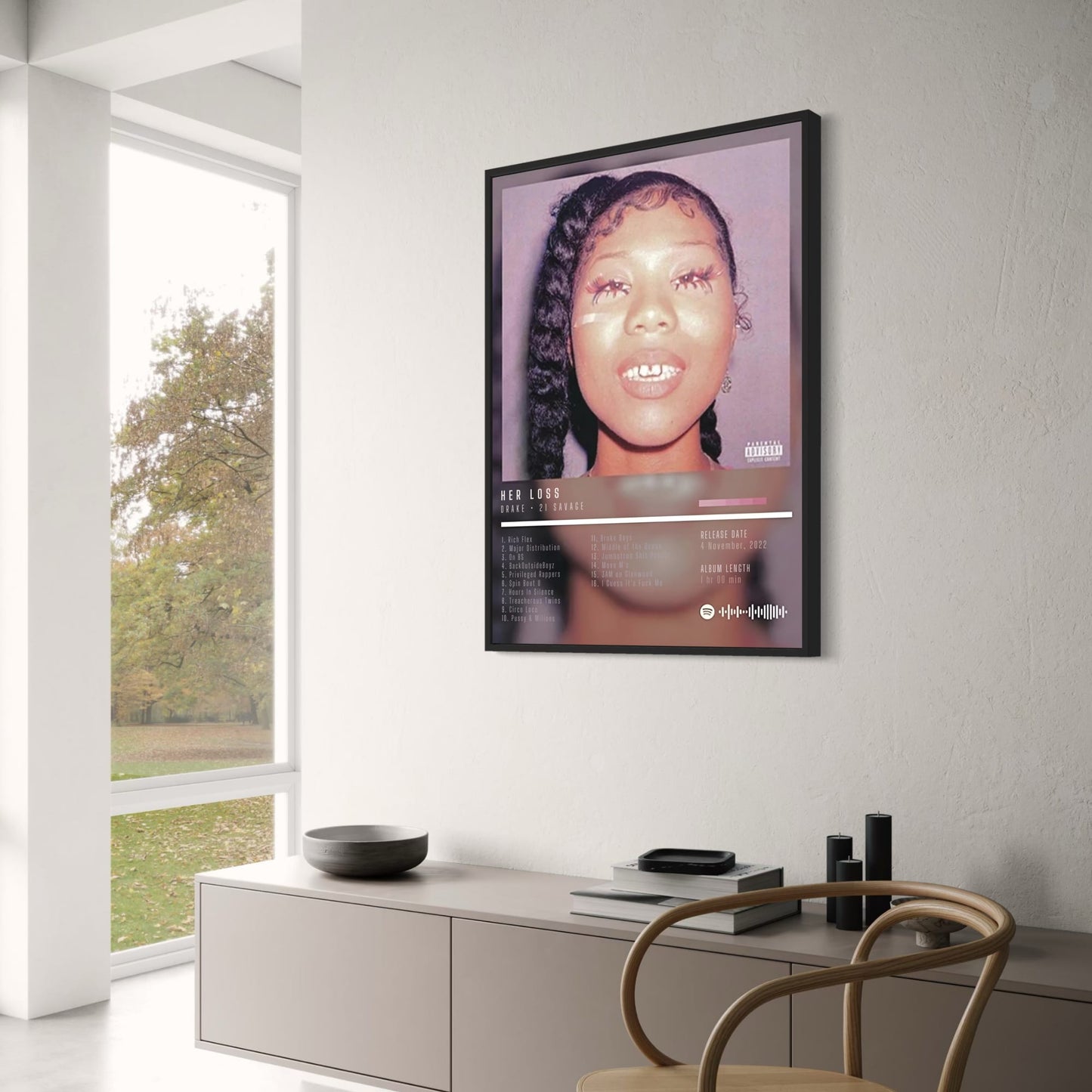 HER LOSS ALBUM ART