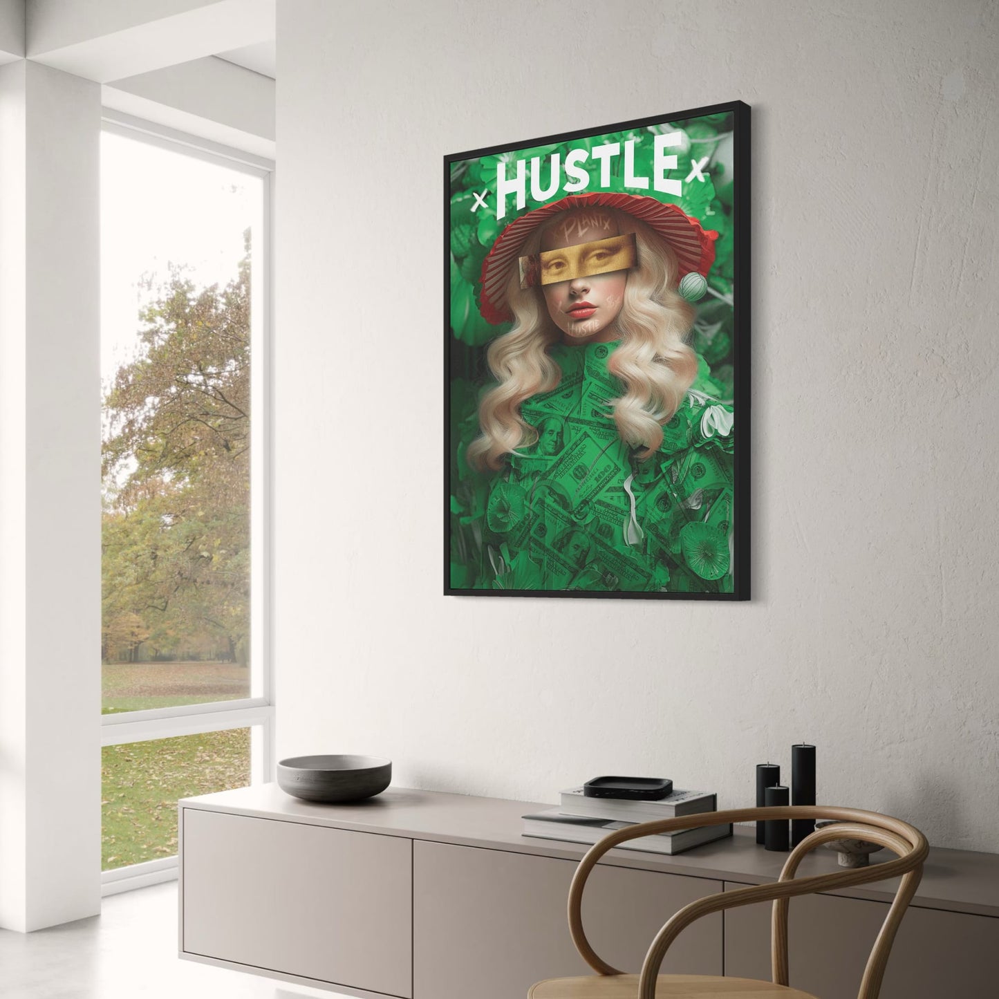 Hustle | Modern Office | Black & White Typography
