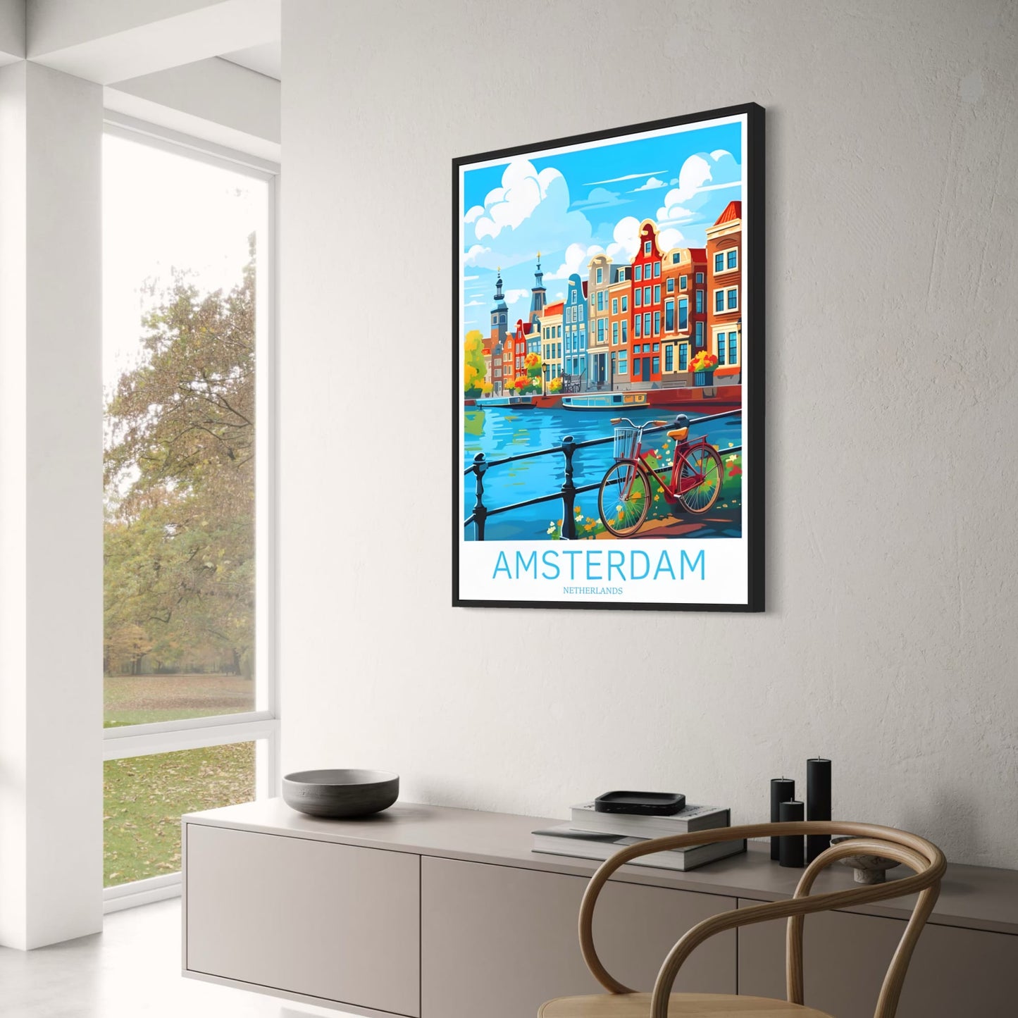 Bikeride in Amsterdam | Scenic Netherlands Art