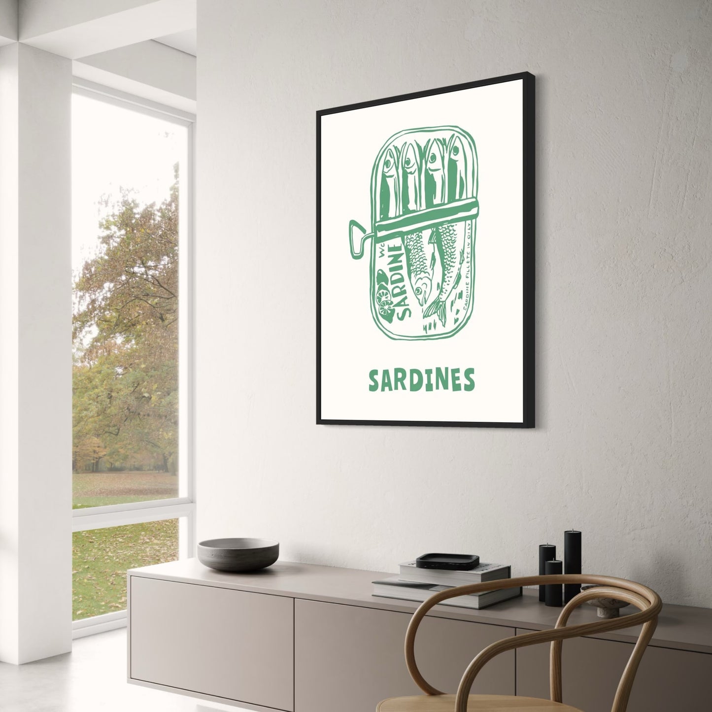 Lemon and Sardines | Fresh Artwork Poster