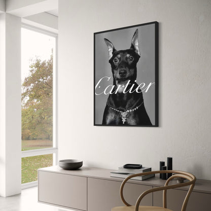 Cartier | Pinscher Silhouettes | Parisian Fashion Tribute
