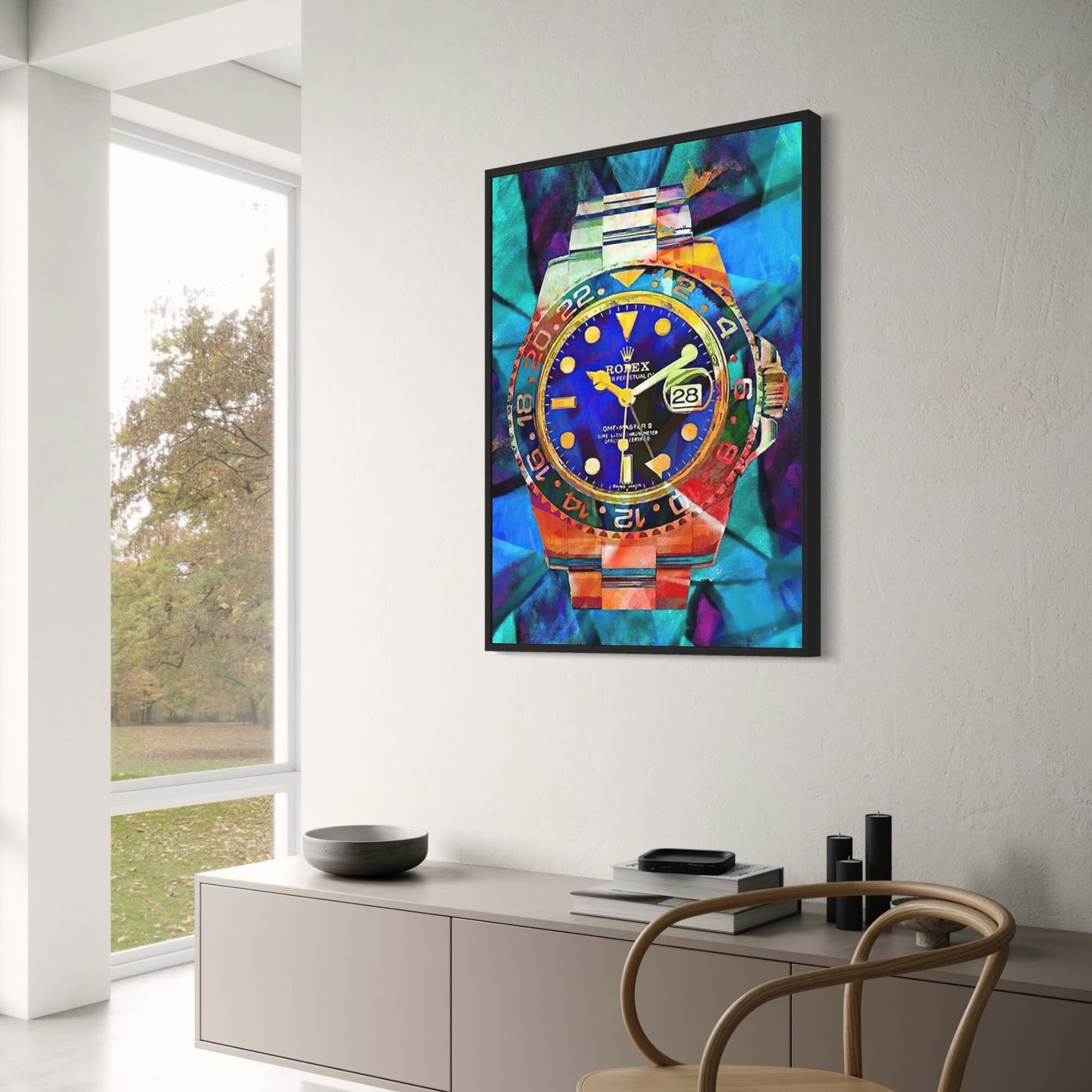 Graffiti Rolex Timepiece | Urban Art