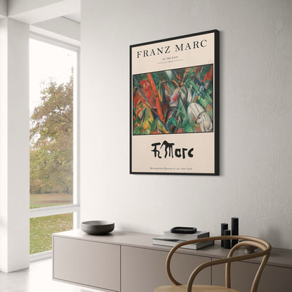 Franz Marc | In the Rain 1912 | Colorful Expressionism