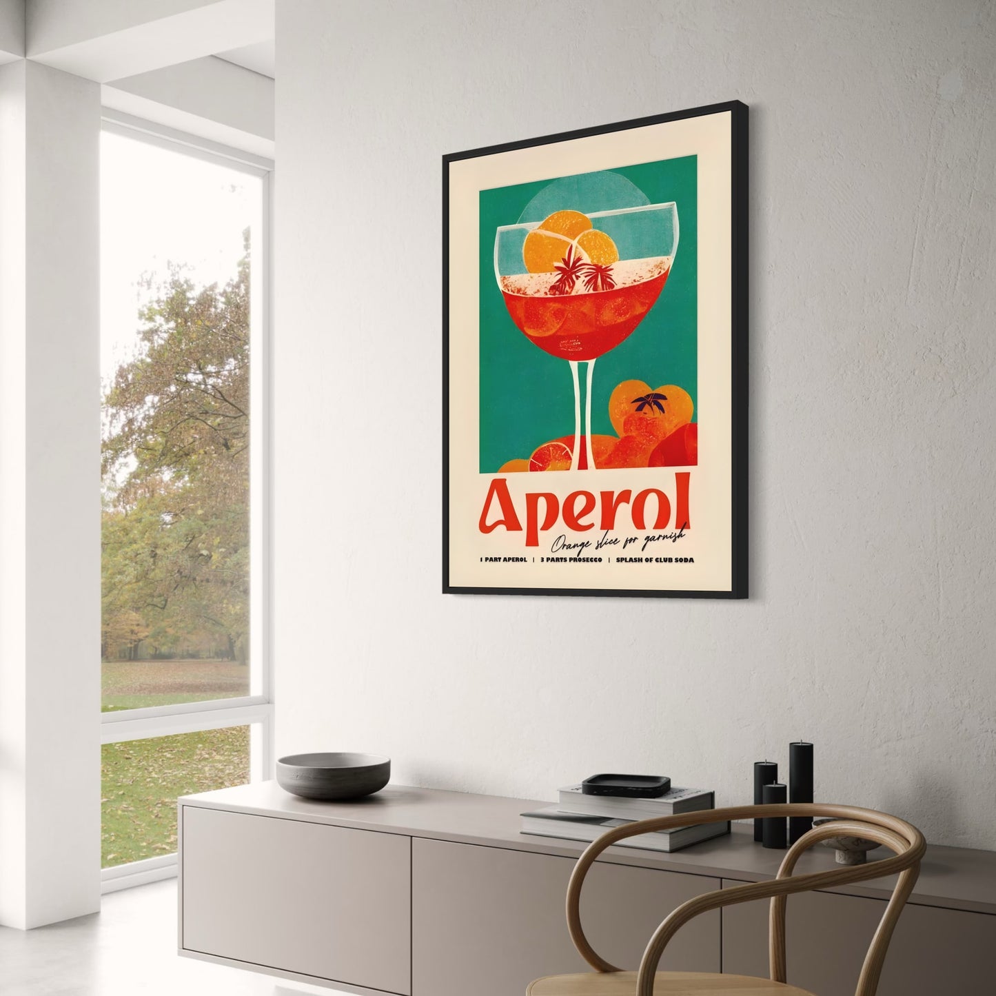 Aperol Cocktail Party | Vibrant Modern Art