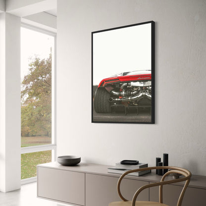 Lamborghini Supercar | Rear View & Chrome Details