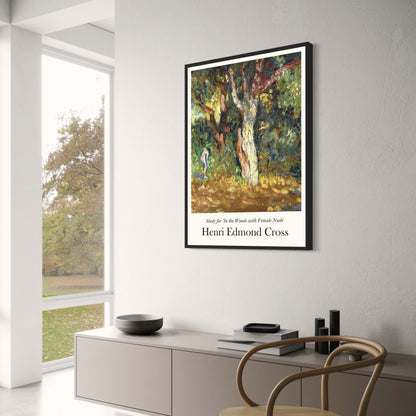 Henri Edmond Cross | In The Woods Artwork Poster | Fine Art Print | Nature Scene | Wall Decor | Home Decoration Art