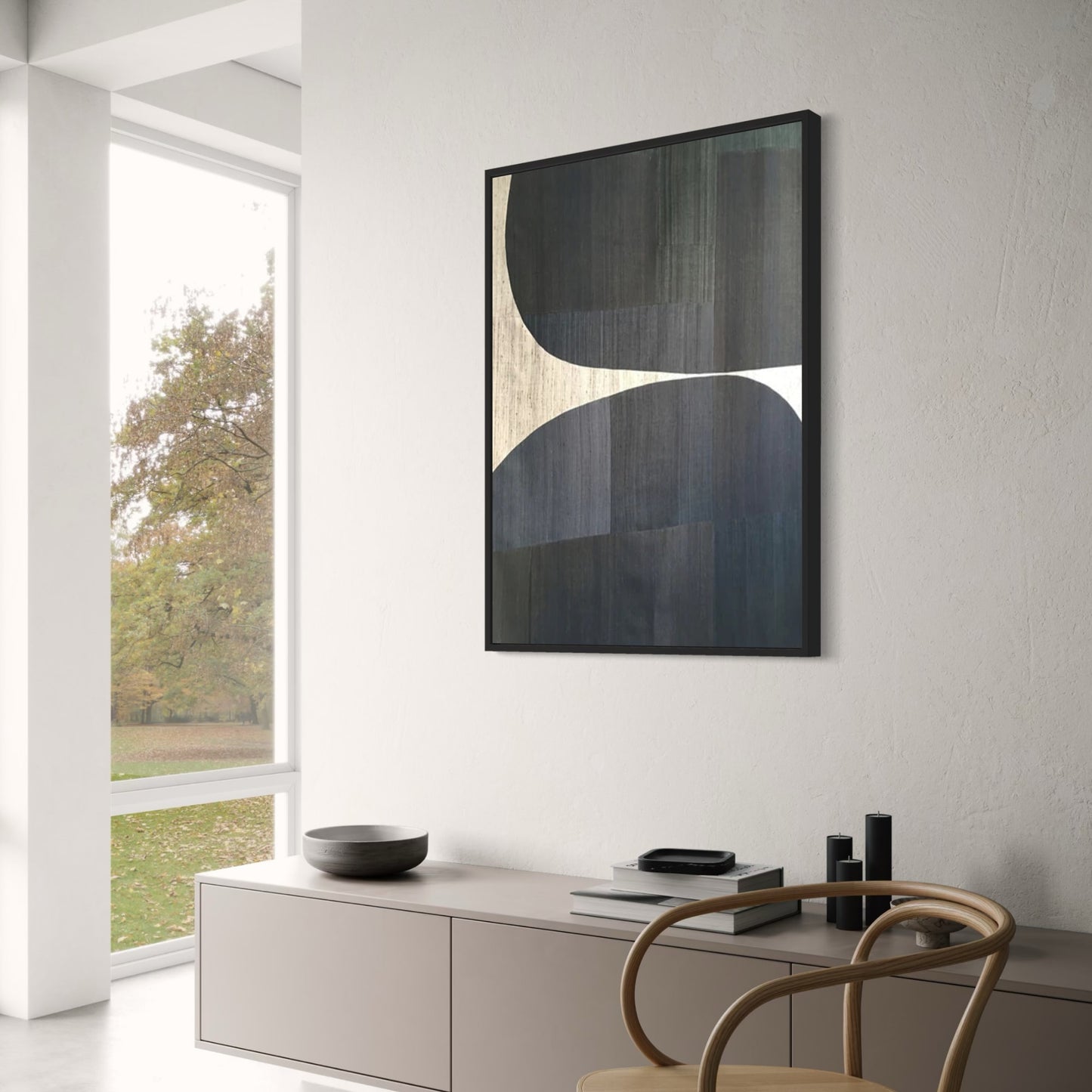 Organic Geometry Poster | Modern Art Print | Geometric Abstract | Wall Decor | Home & Garden Artwork | Colorful Design | Contemporary Style