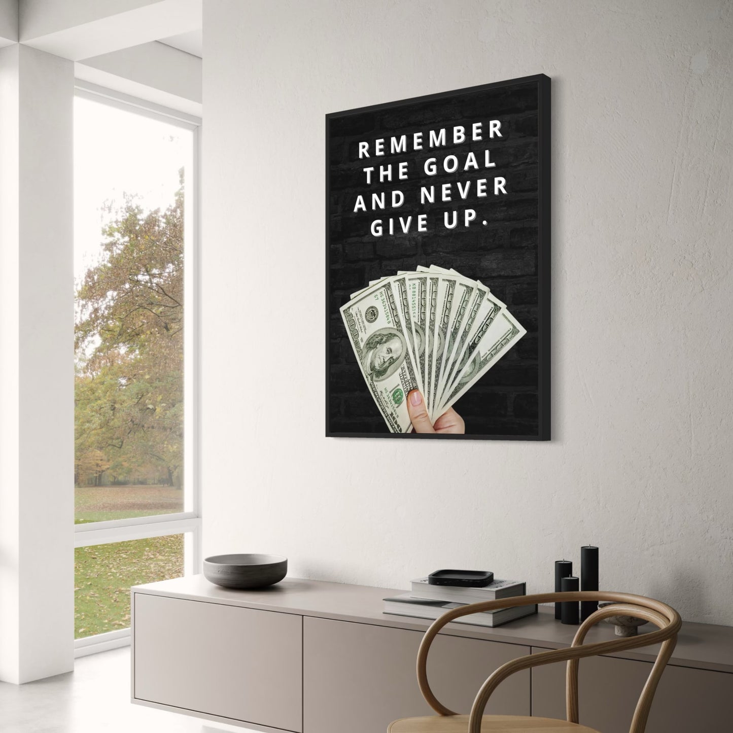 Goal Motivation | Success-Driven Home Decor Poster